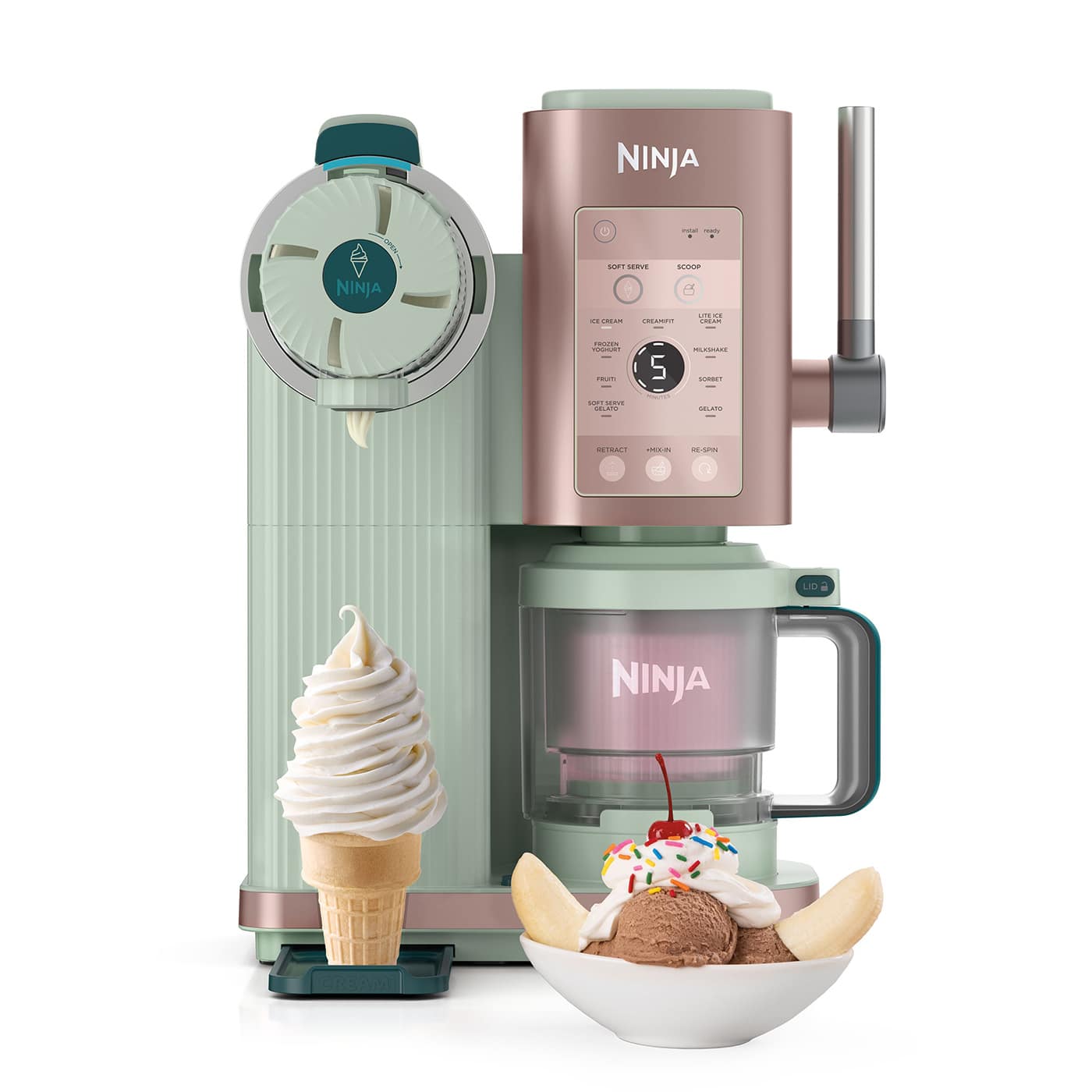 Ninja Swirl By CREAMi 13 in 1 Soft Serve Dondurma Makinesi Frosted S ninja-swirl-by-creami-13-in-1-soft-serve-dondurma-makinesi-frosted-s