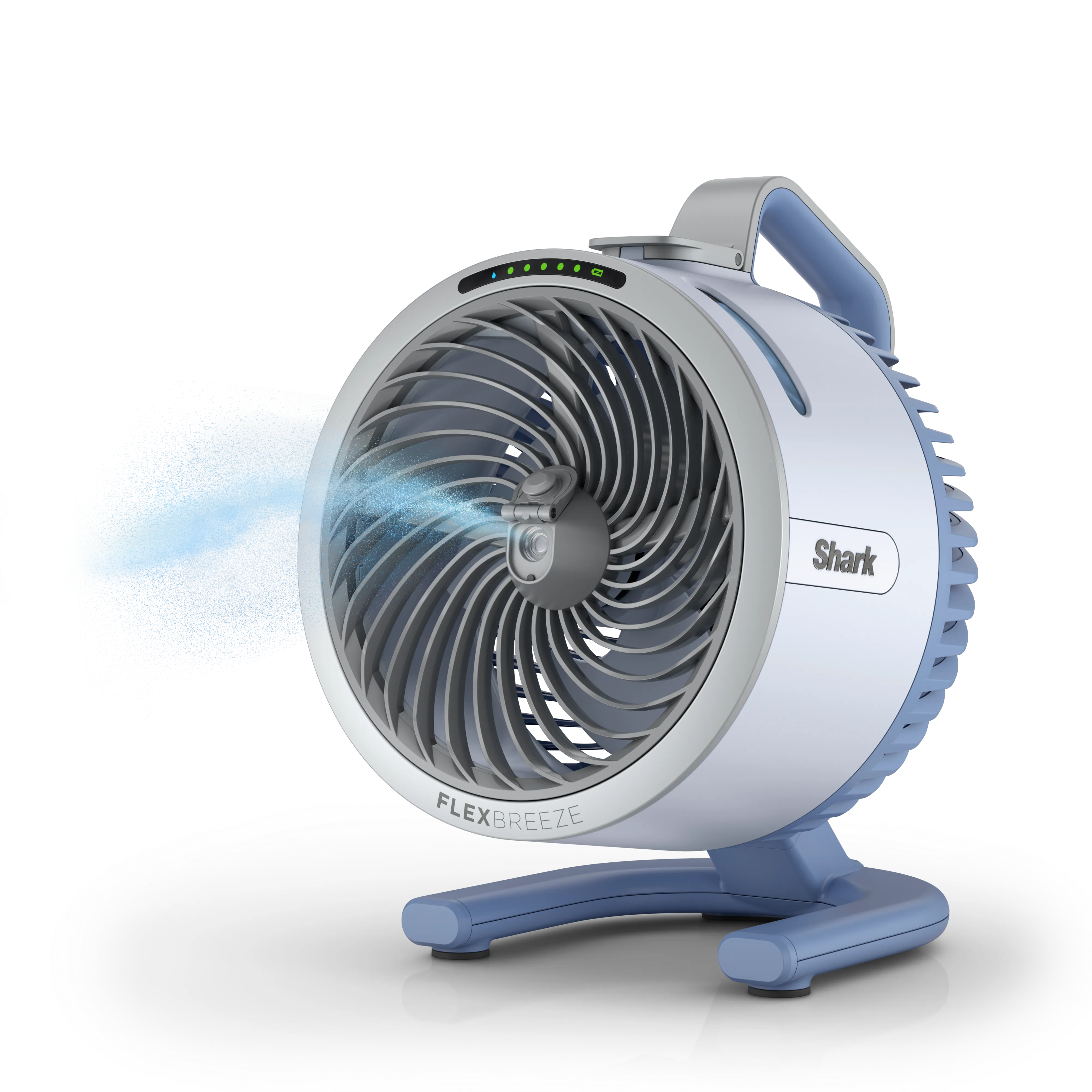 Shark Flexbreeze HydroGo Serinletici Buharlı Fan - Buz Mavisi