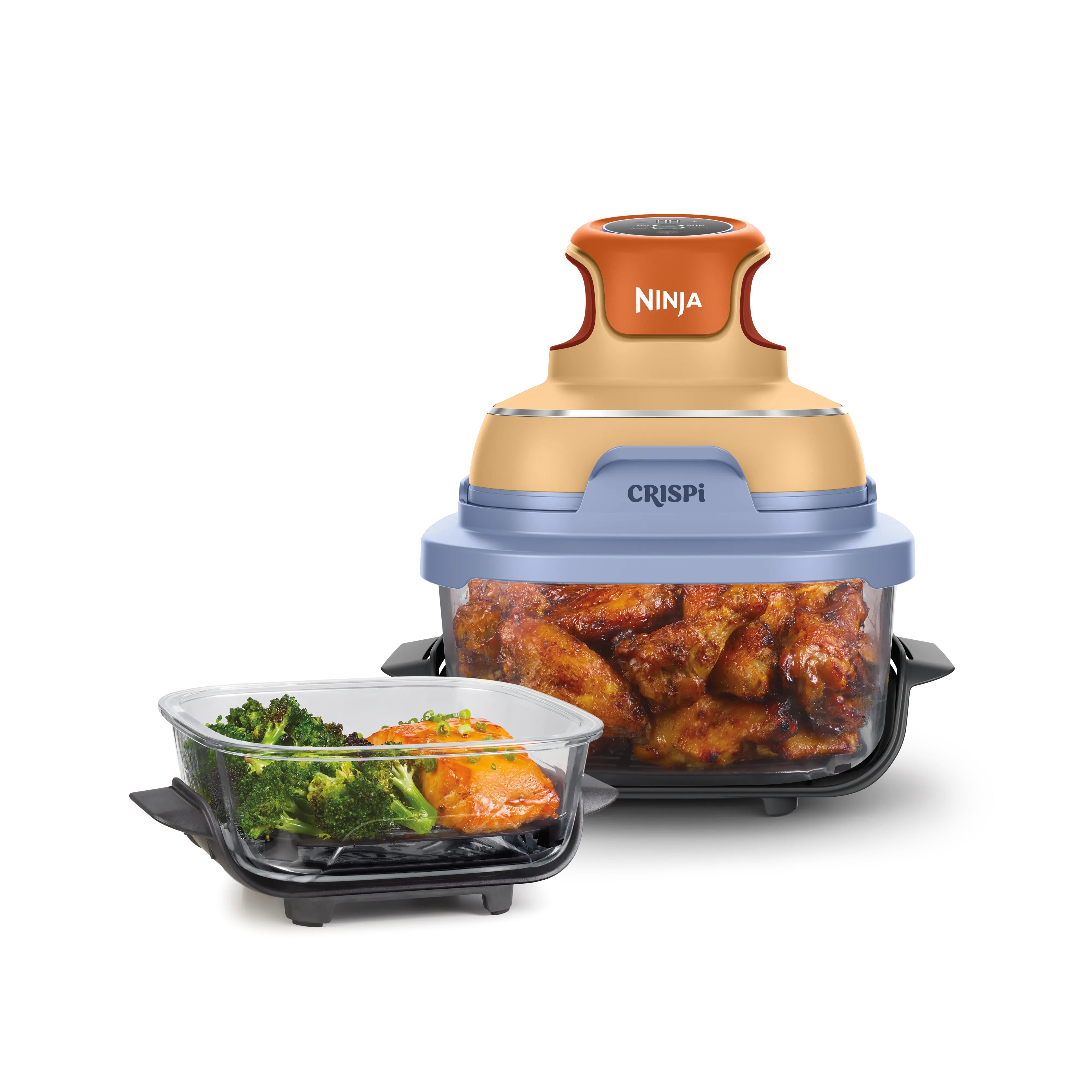 Ninja CRISPi 4-in-1 Taşınabilir Cam Hazneli Pişirme Sistemi