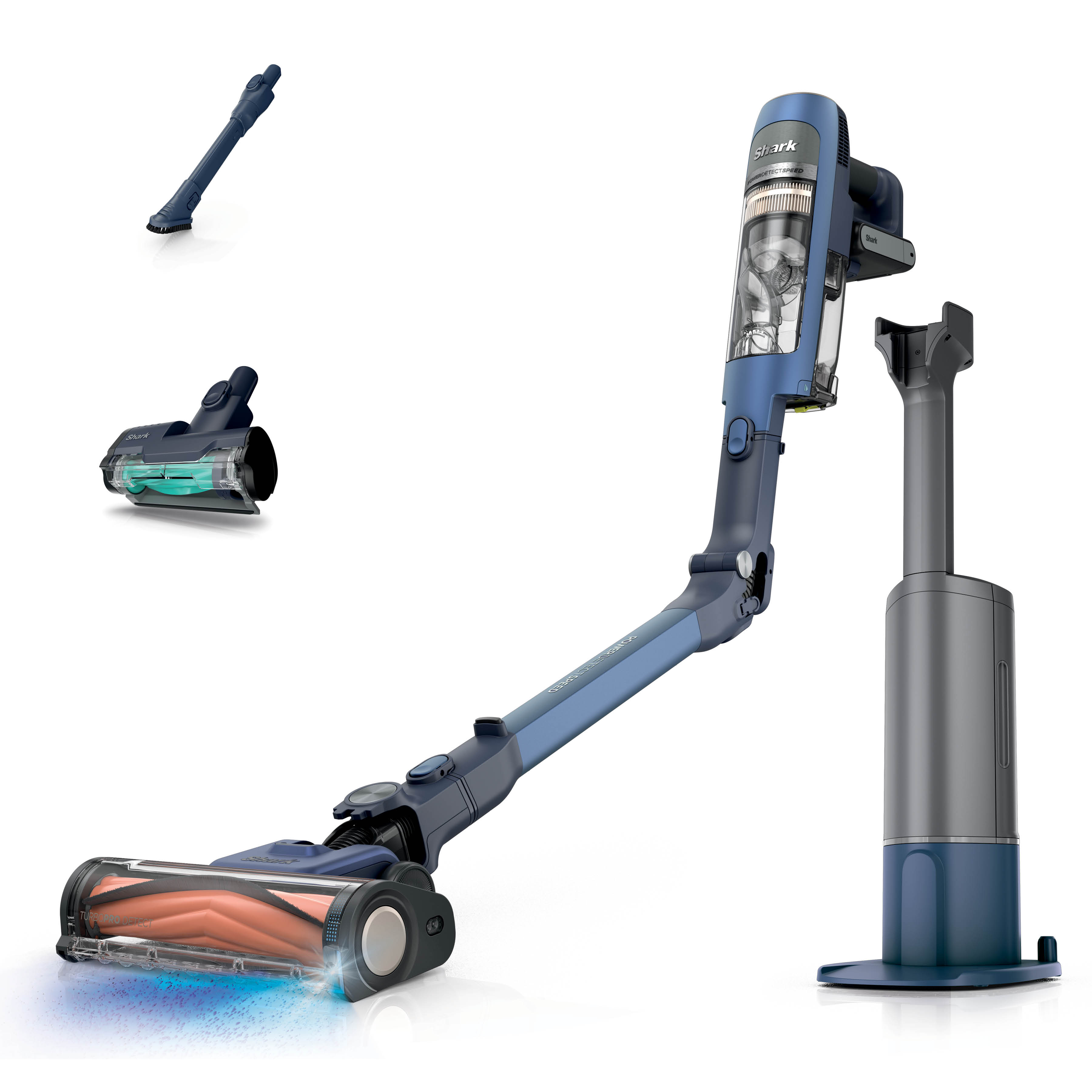 Shark® PowerDetect Speed™ Clean & Empty - Auto Empty Sistemli Pet Başlıklı Şarjlı Dikey Süpürge – Ultramarine