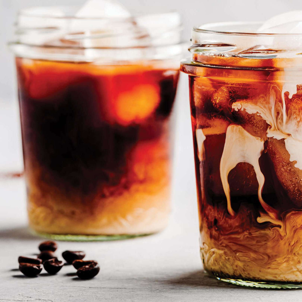 Badem sütlü karamelli cold brew