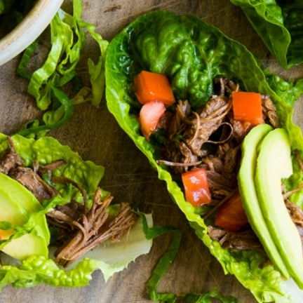 Barbacoa Biftek Marul Kapları