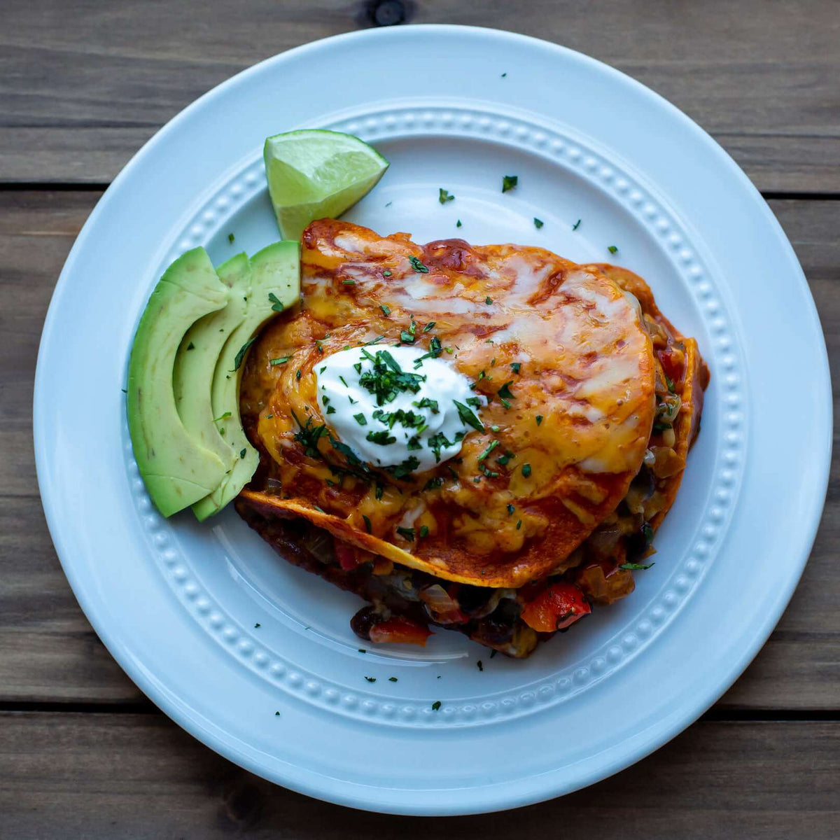 Siyah Fasulyeli Enchilada Fırını