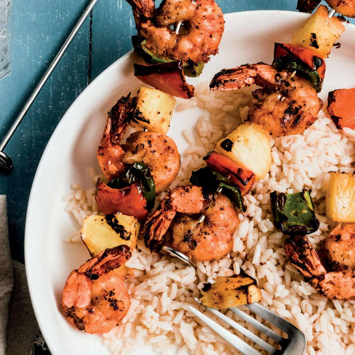 Blackened Karides Şişleri