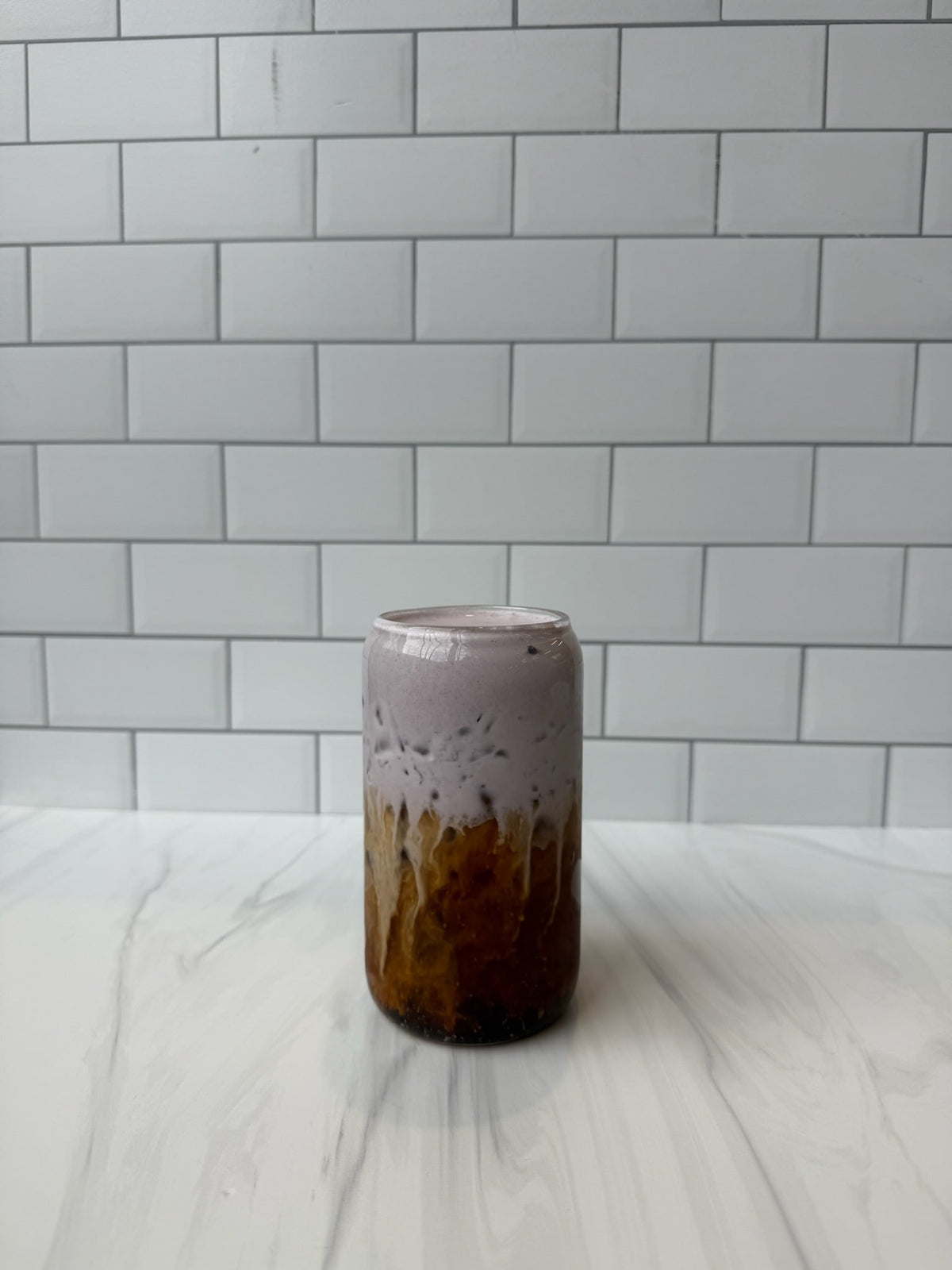 Yaban mersinli pankek cold brew
