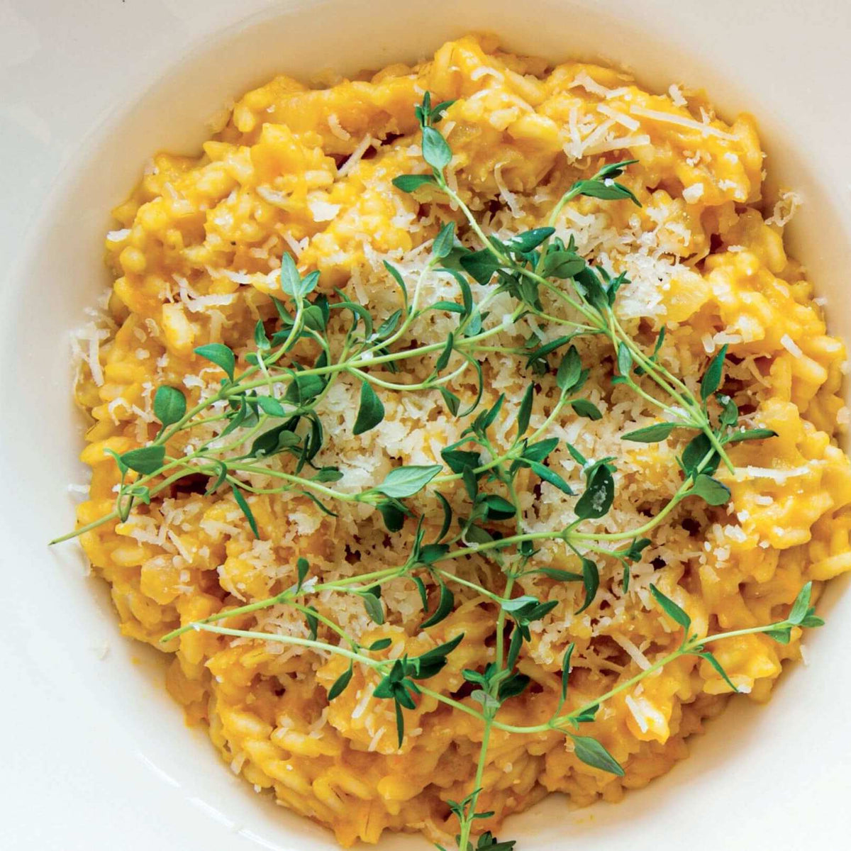 Bal Kabağı ve Kuşkonmazlı Risotto