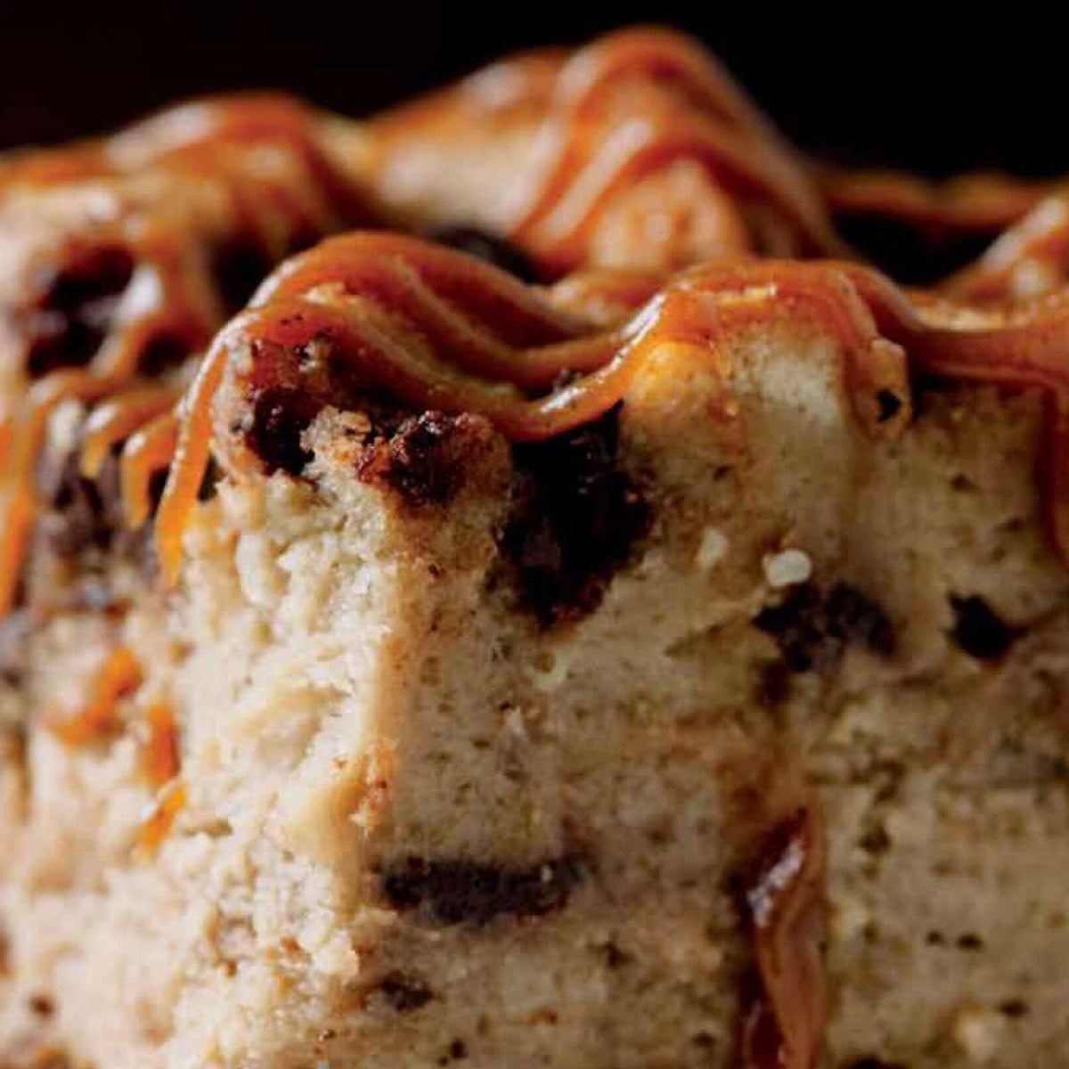 Karamelli Üzümlü Bread Pudding