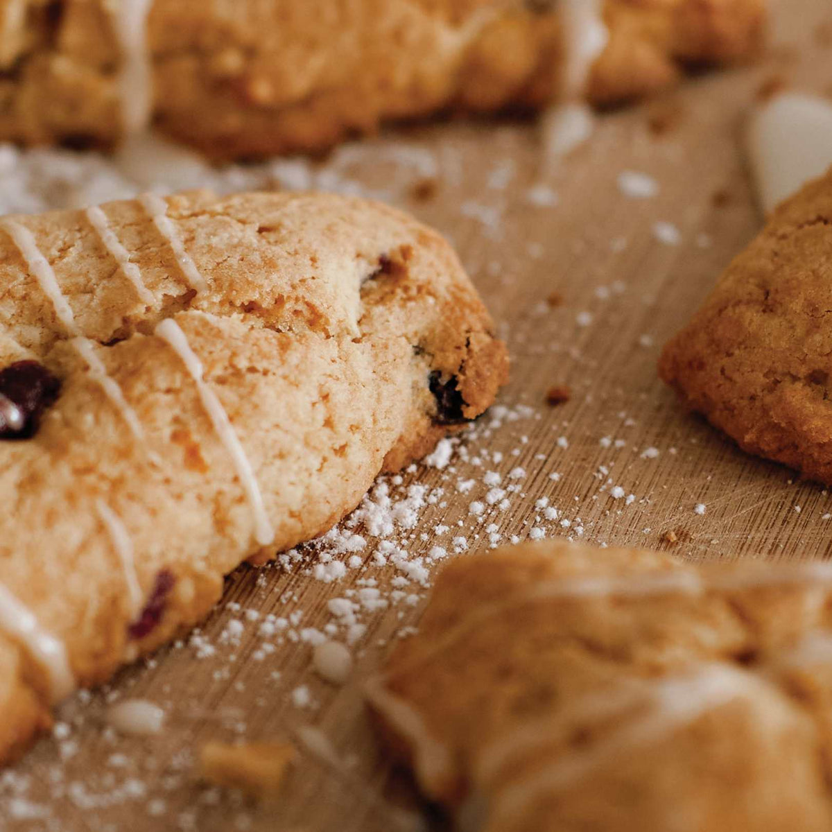 Kızılcıklı Limonlu Scone