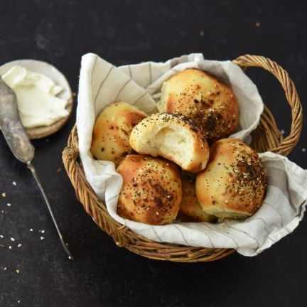 Krem Peynir Dolgulu Bagel Lokmaları