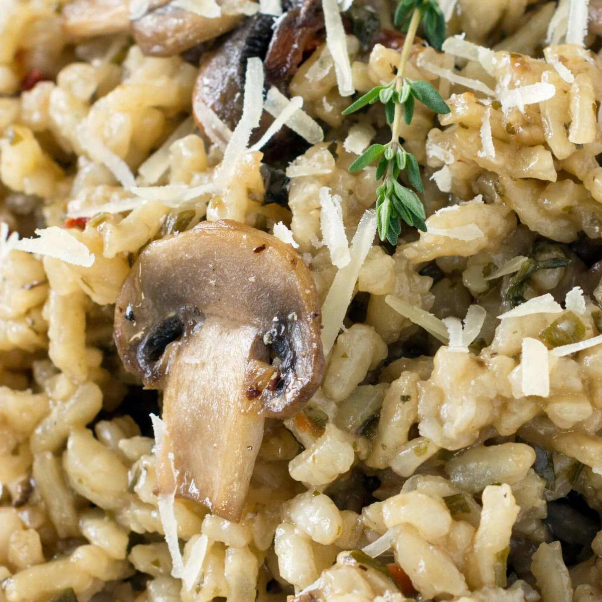 Kremalı Mantarlı Risotto