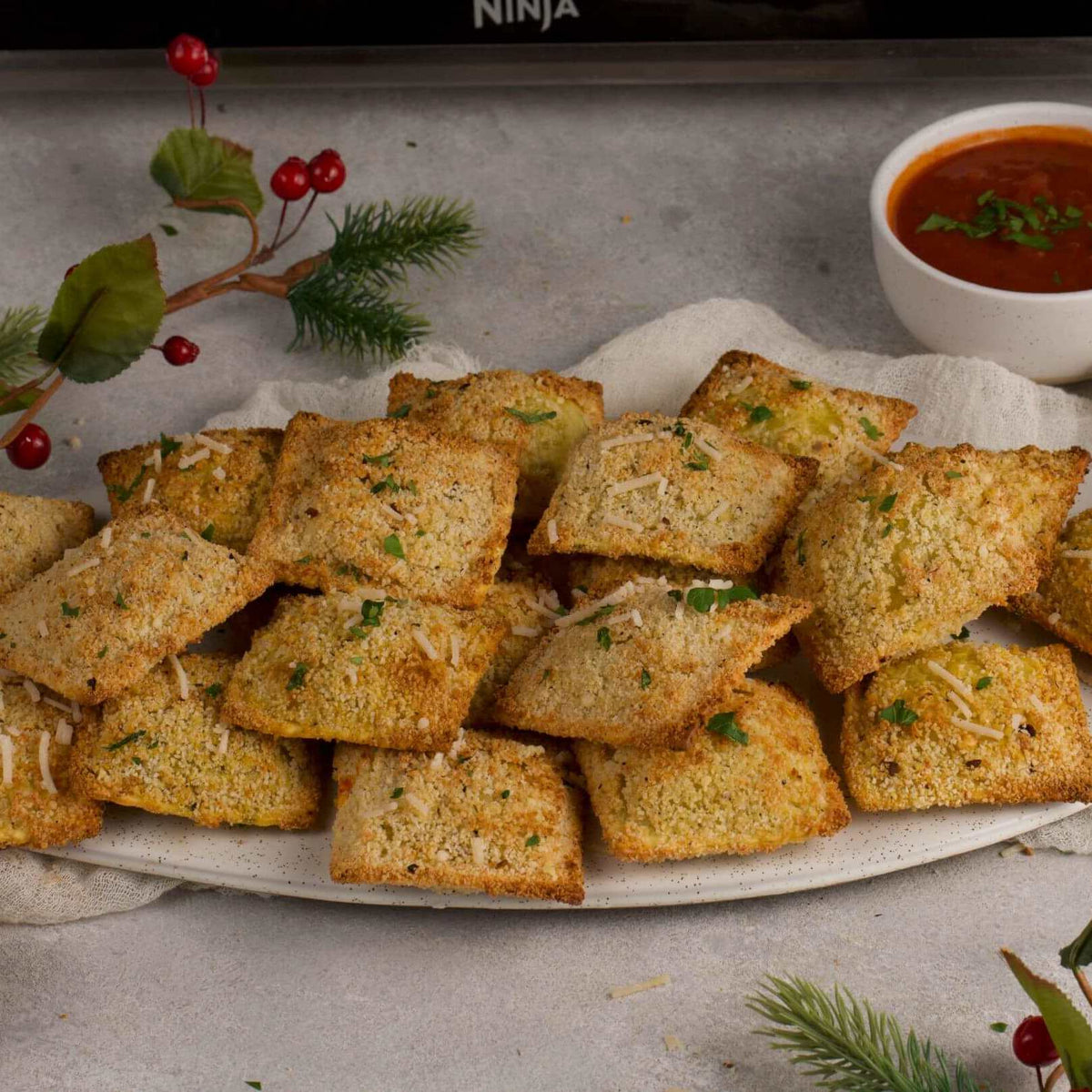 Çıtır Air Fry Vegan Ravioli