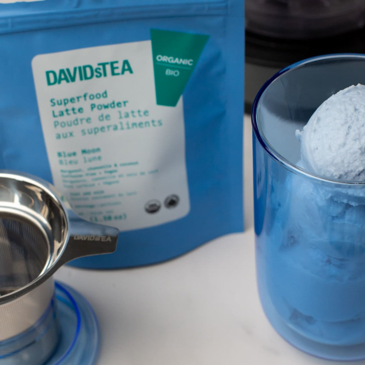 DAVIDsTEA Superfood Blue Moon Hindistan Cevizi Dondurması