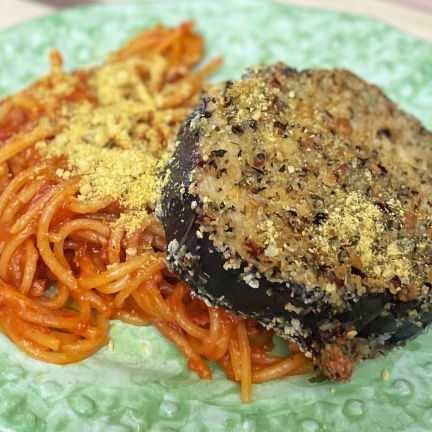 Patlıcan Parmesan ve Makarna