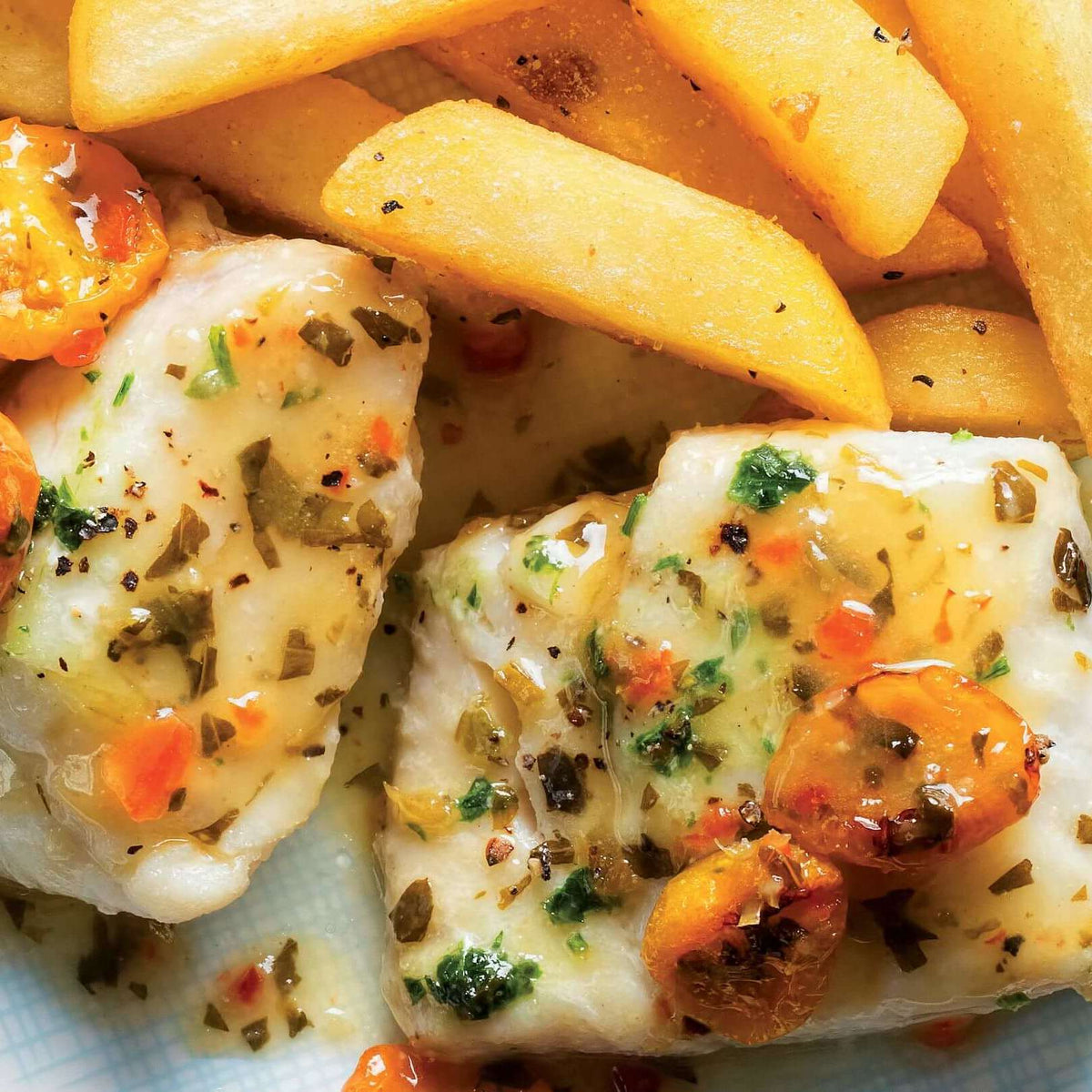 Sheet Pan Fırın Balık ve Patates