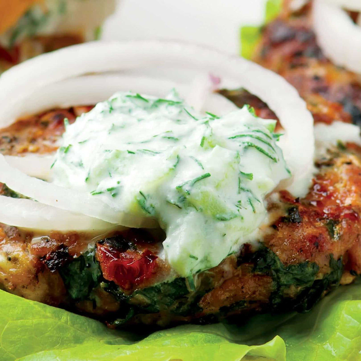Izgara Yunan Tavuk Burger