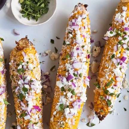 Izgara Yunan Usulü Street Corn
