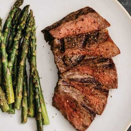 Kuşkonmazlı Izgara New York Strip Biftek