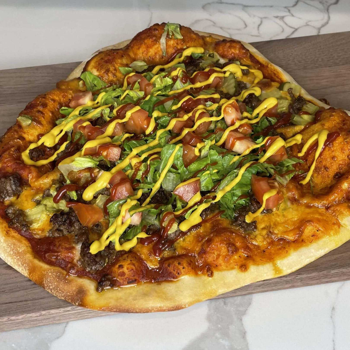 Hamburger Pizza