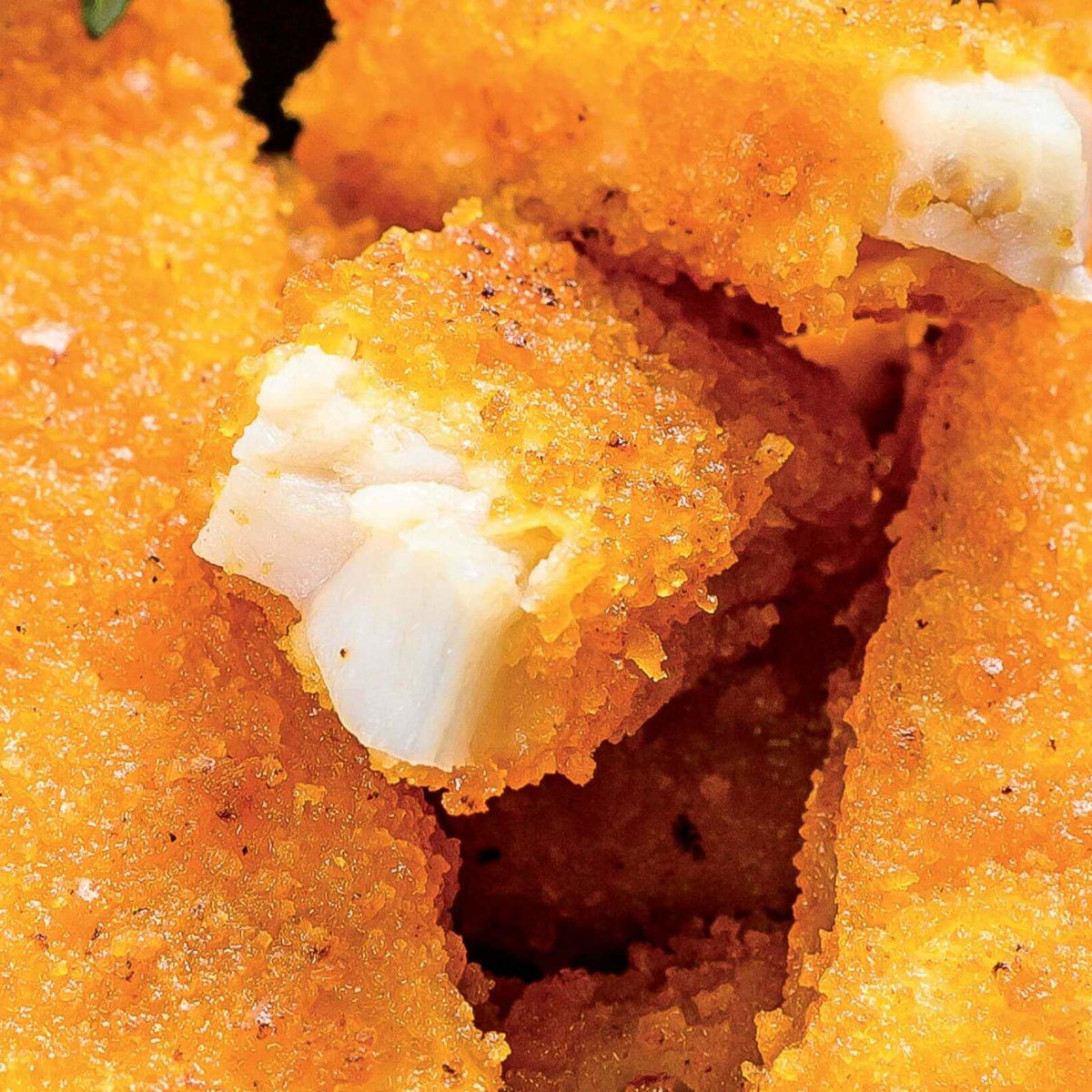 Otlu parmesan morina, fish stick'ler ve sebzeli pilav