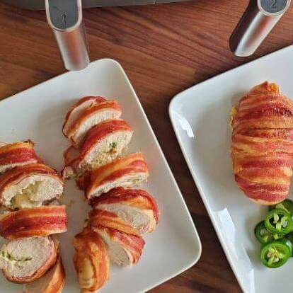 Air Fry Jalapeño Popper Tavuk
