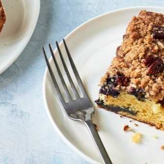 Limonlu Yaban Mersinli Crunch Coffee Cake