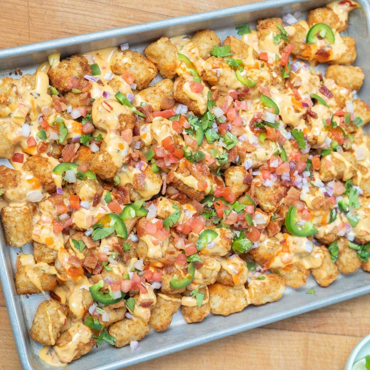 Yüklü Air Fryer Patates Tots
