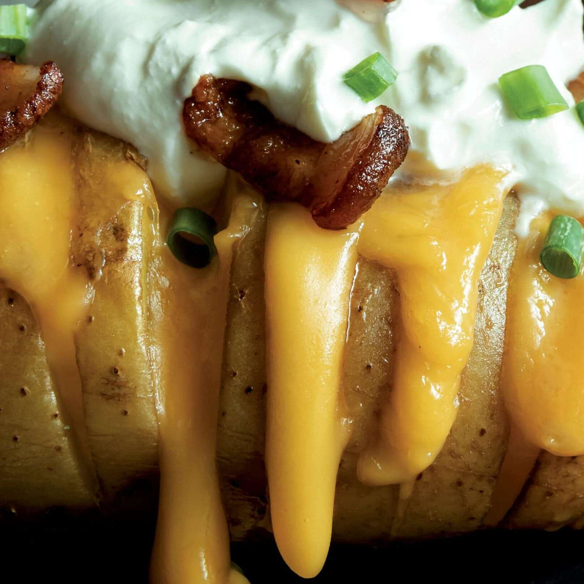 Hasselback Yüklü Patates