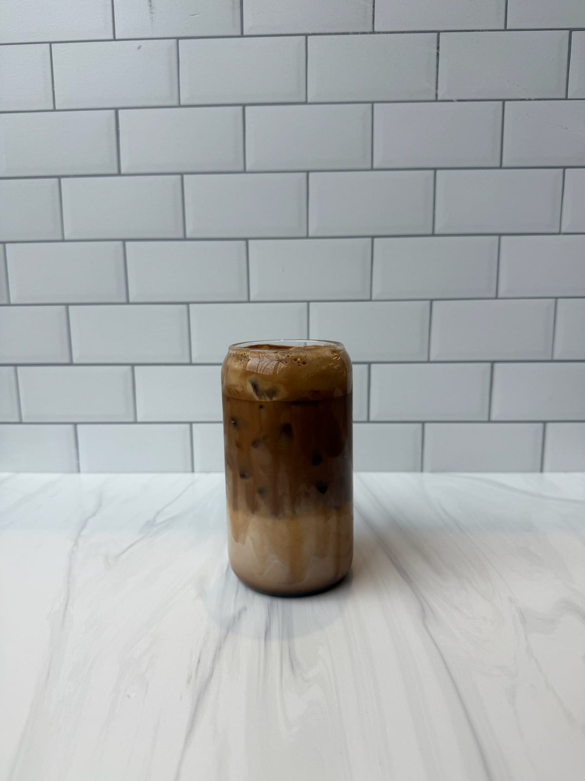 Mocha köpüklü iced coffee