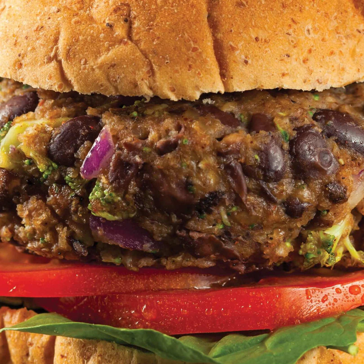 Mantarlı Siyah Fasulye Burger