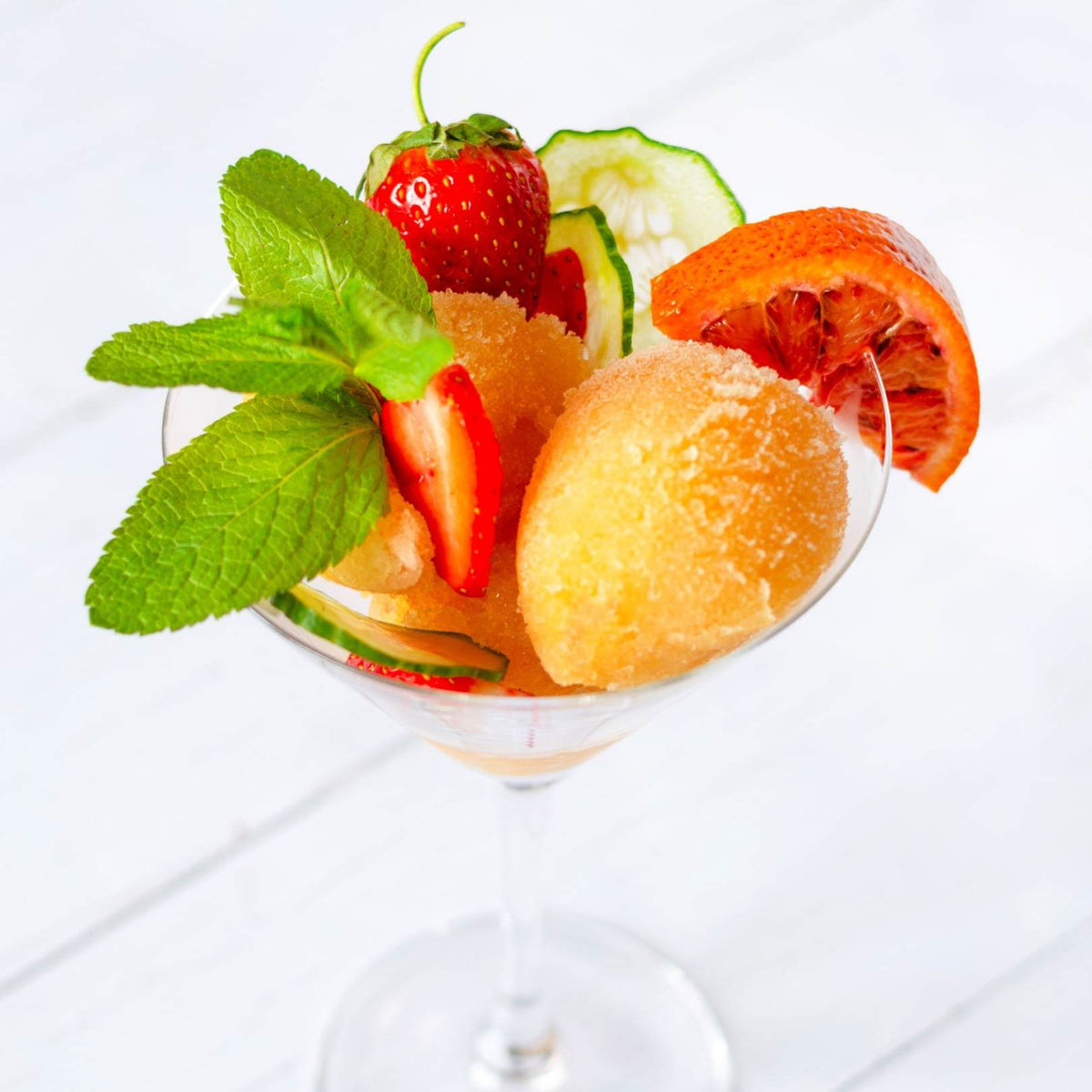 Pimm's sorbet