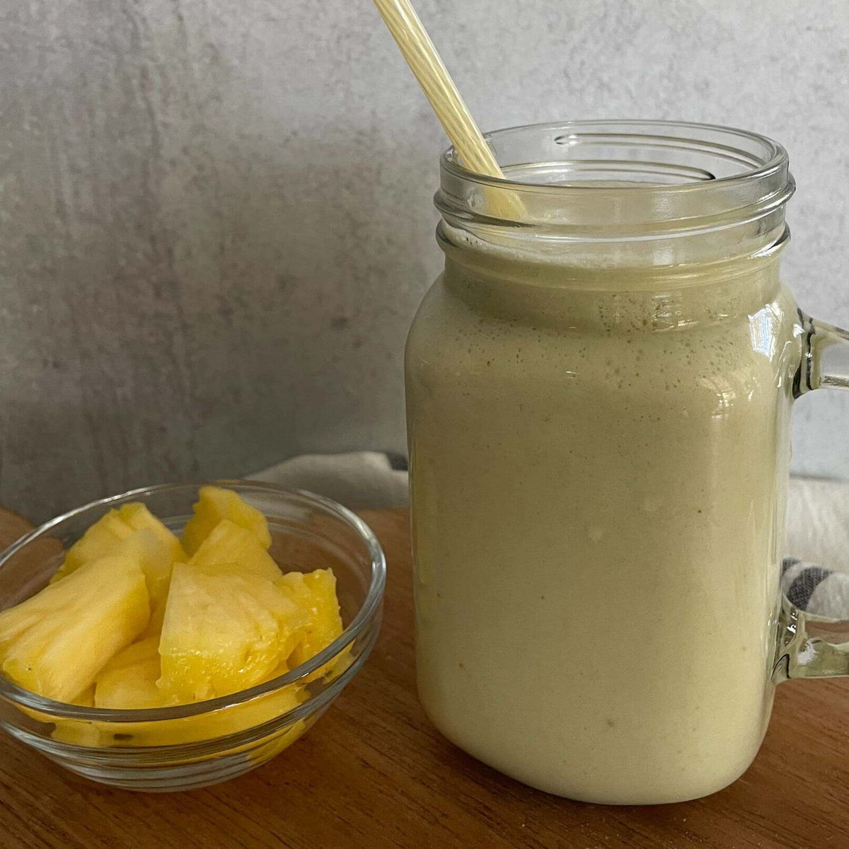 Ananas Matcha Protein Shake