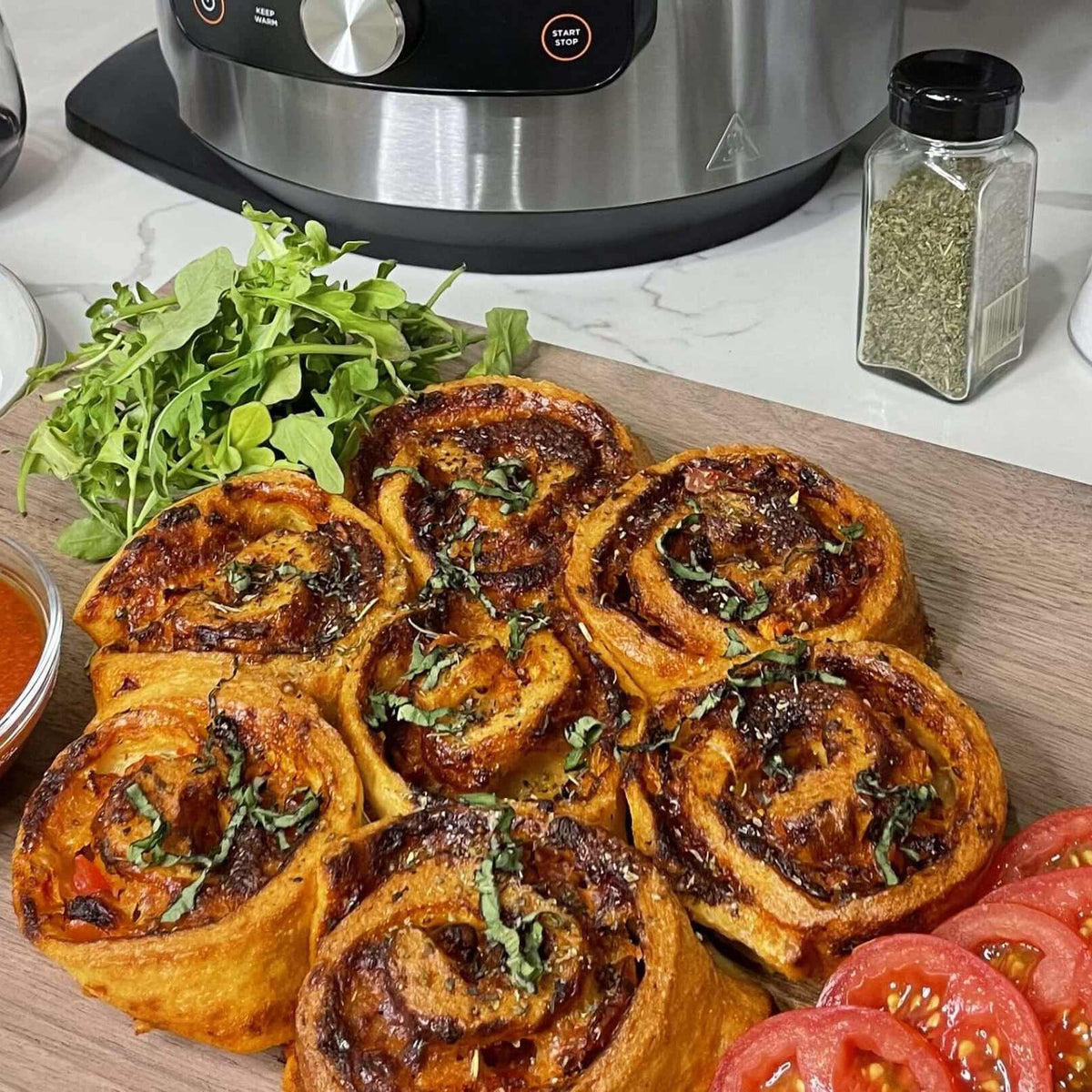 Pizza Ekmek Ruloları