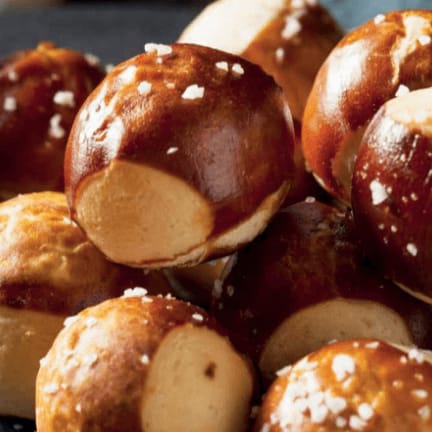 Ballı Hardallı Pizza Hamuru Pretzel Lokmaları
