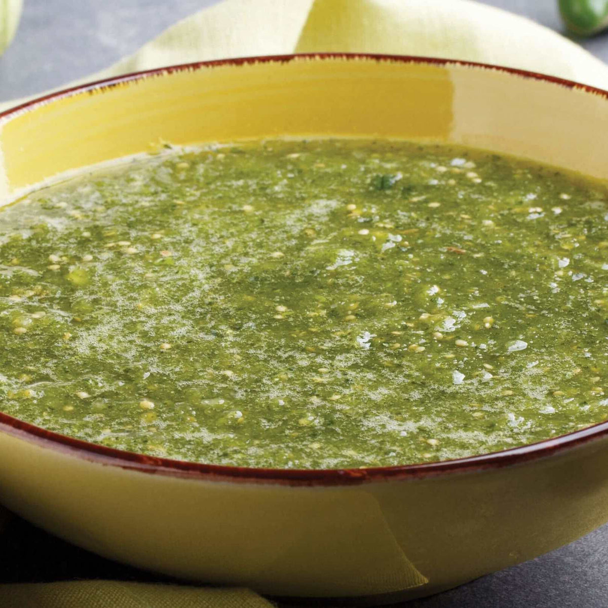 Fırınlanmış salsa verde