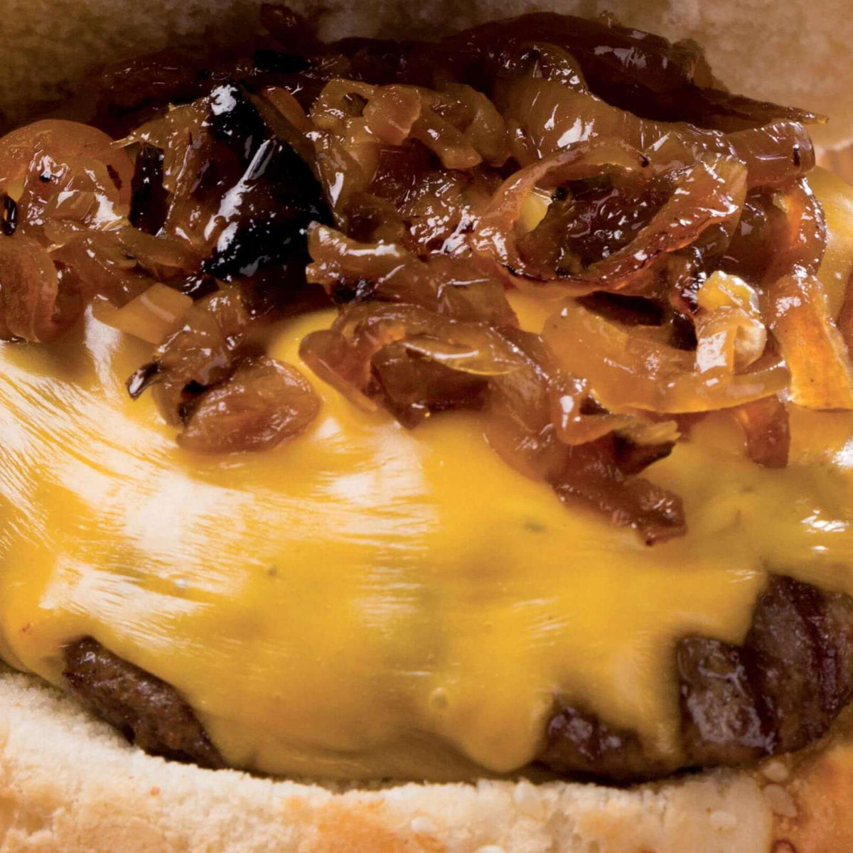 Karamelize Soğanlı BBQ Griddle Smash Burger