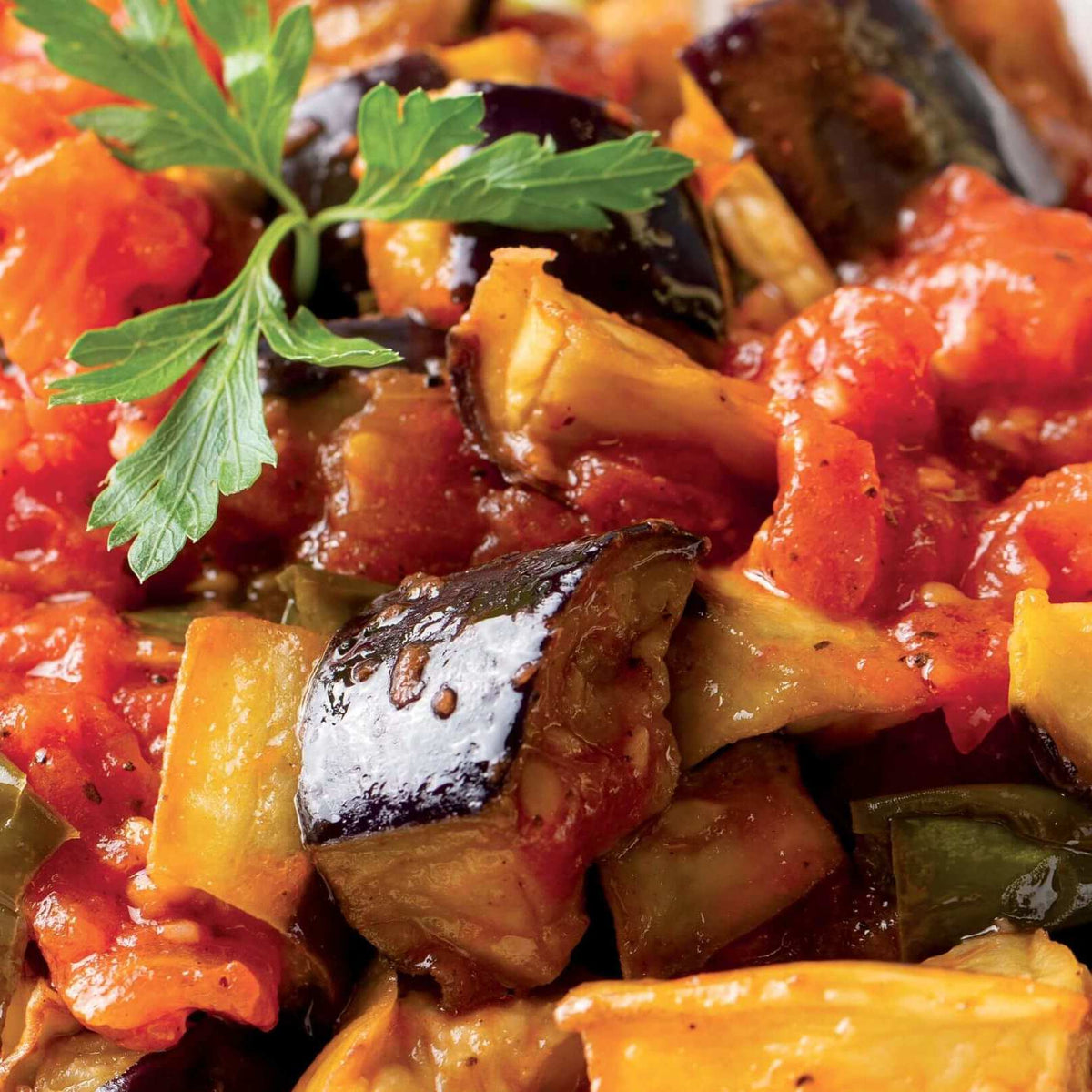Baharatlı Fırınlanmış Patlıcanlı Shakshuka