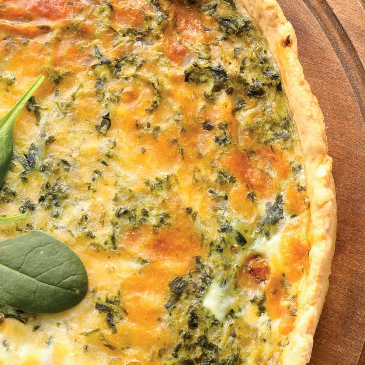 Ispanaklı ve Cheddarlı Quiche, Ev Yapımı Patates Kızartmasıyla