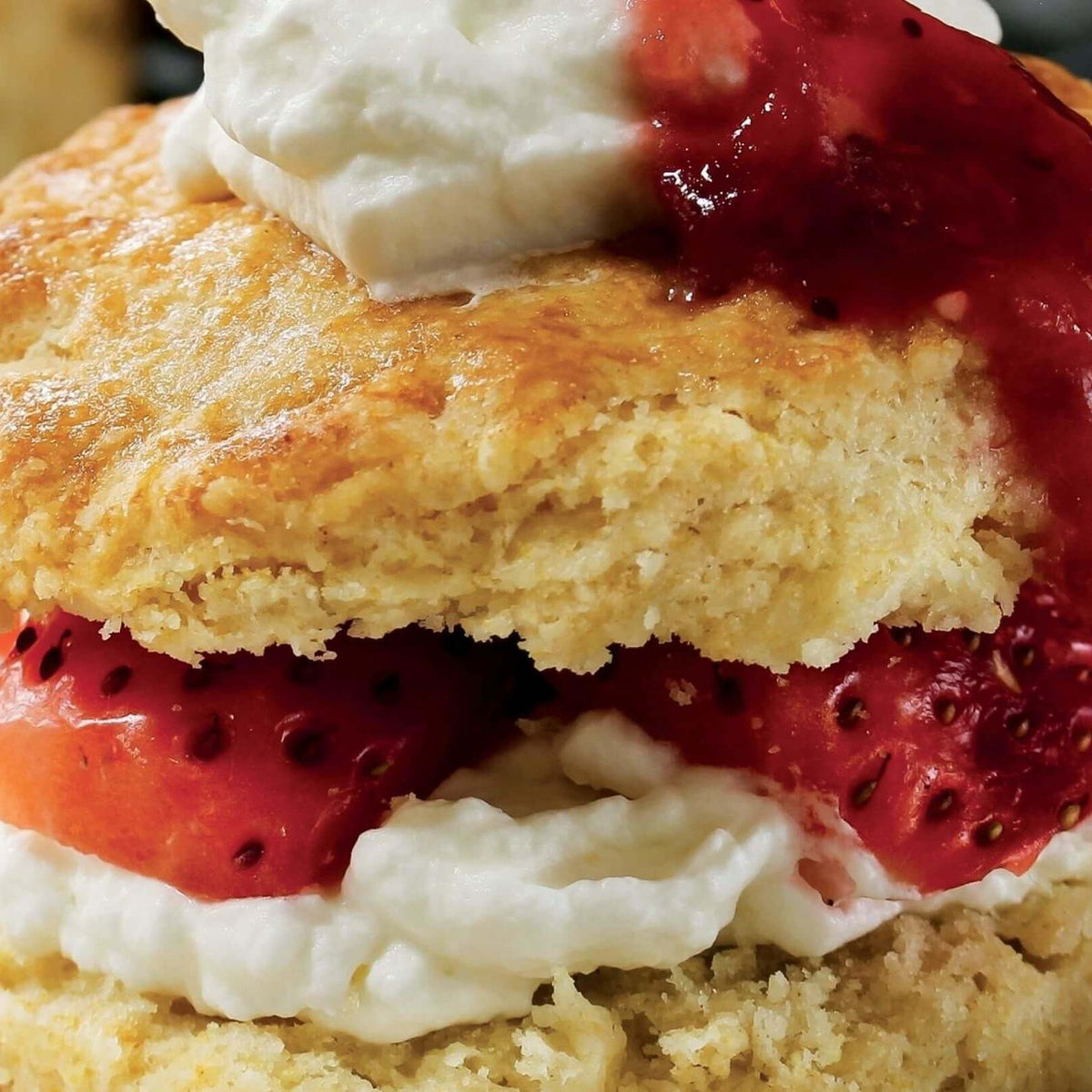Çilekli shortcake