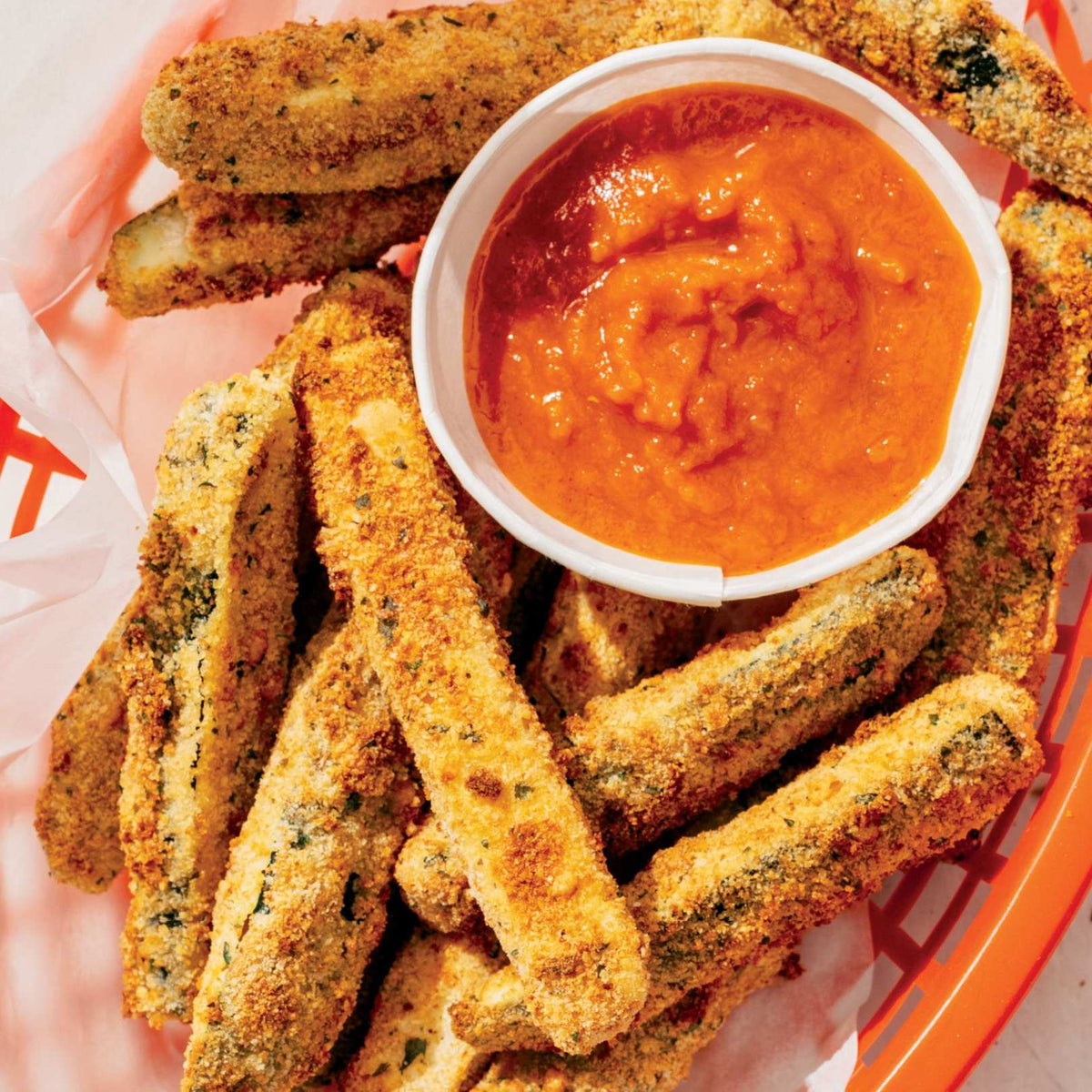 Marinara Soslu Kabak Kızartması