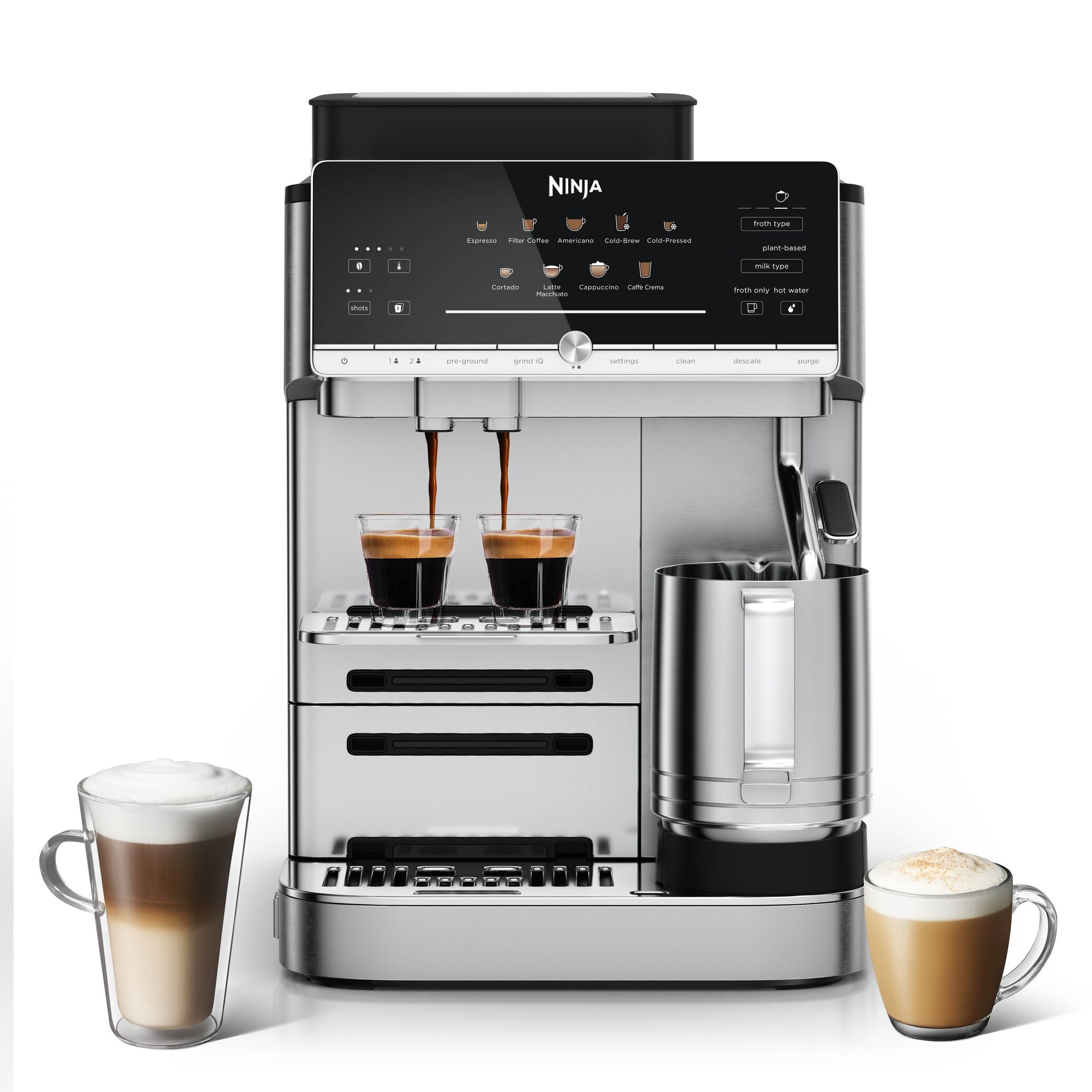 Ninja AutoBarista™ Tam Otomatik Espresso Makinesi – Paslanmaz Çelik