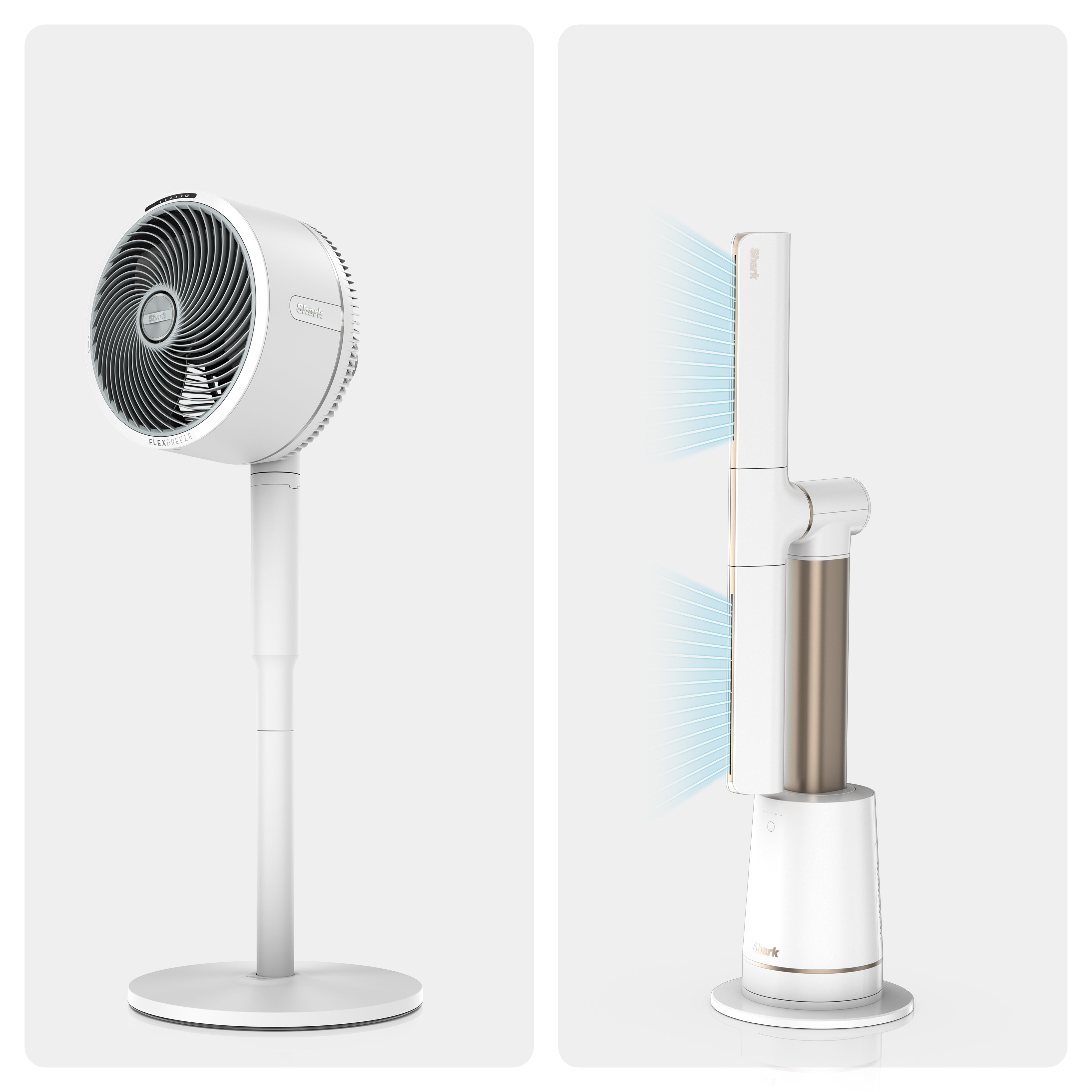Shark FlexBreeze Portatif Fan + TurboBlade Çok Yönlü Yüksek Hızlı Fan