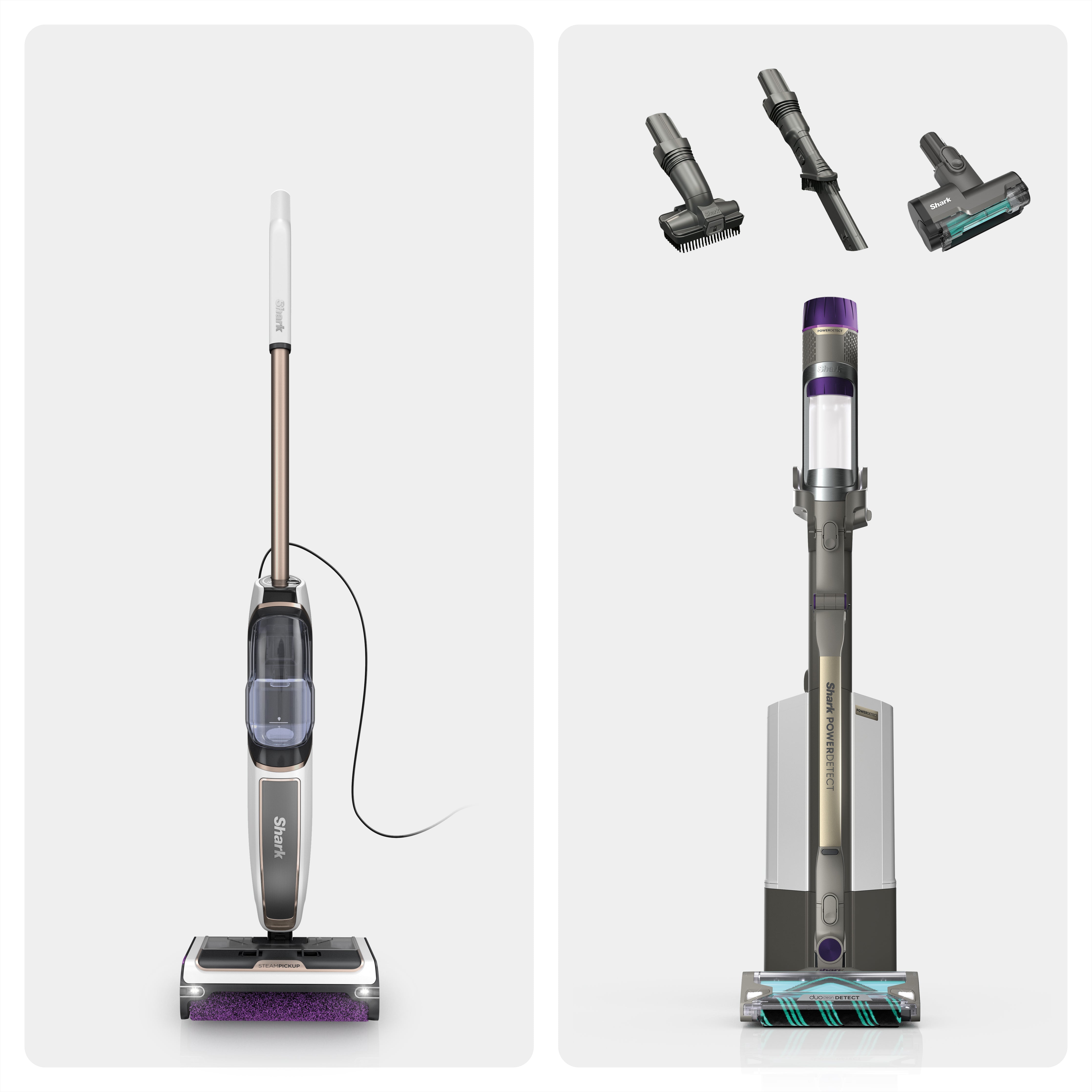 Shark PowerDetect Clean&Empty Dikey Süpürge + SteamPickUp 3-in-1 Buharlı Temizleyici