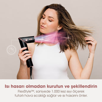 Shark FlexStyle 5-in-1 Saç Kurutma & Şekillendirme Sistemi - Black/Rose Gold