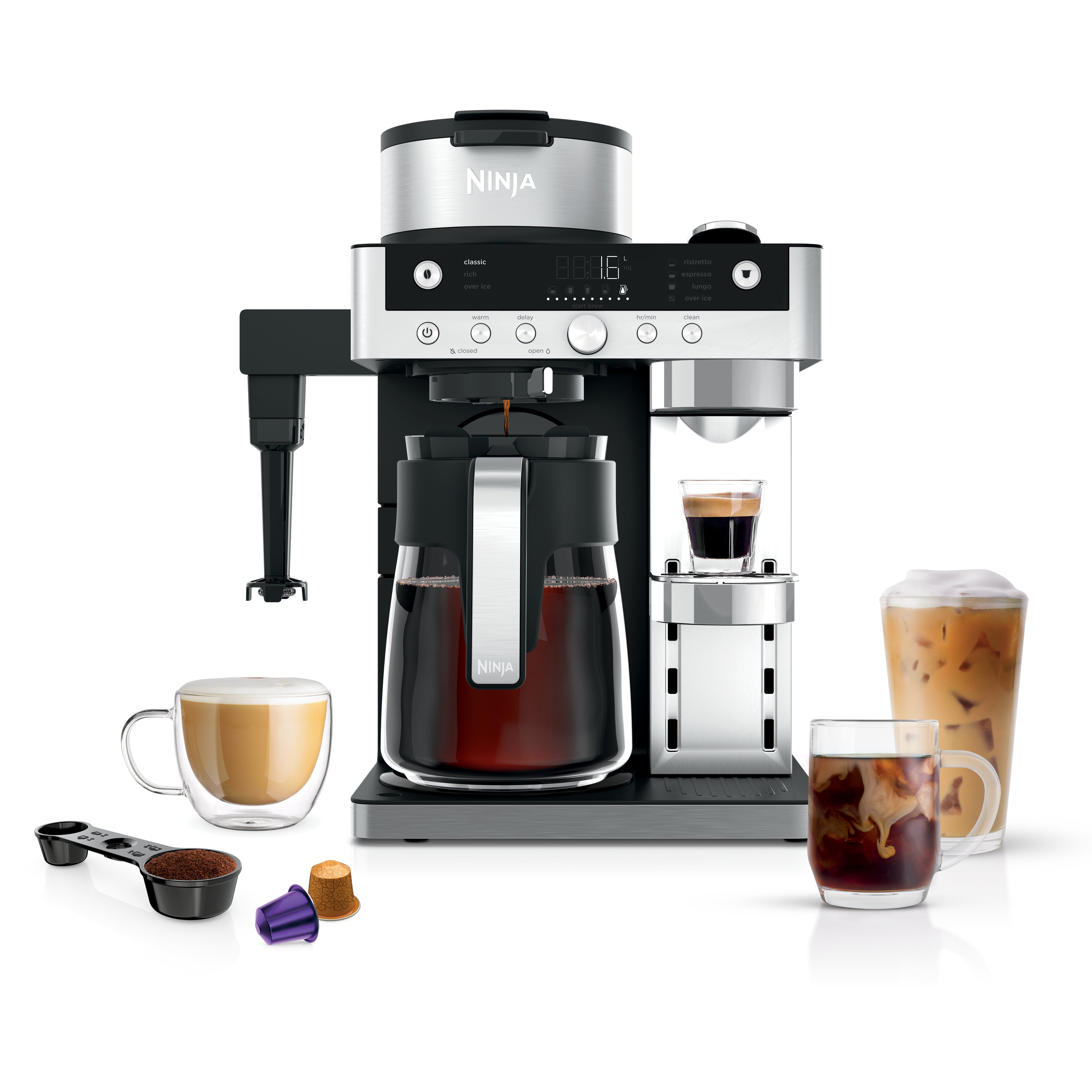 Ninja Prestige Dualbrew Filtre ve Kapsül Kahve Makinesi - Kalıcı Filtreli