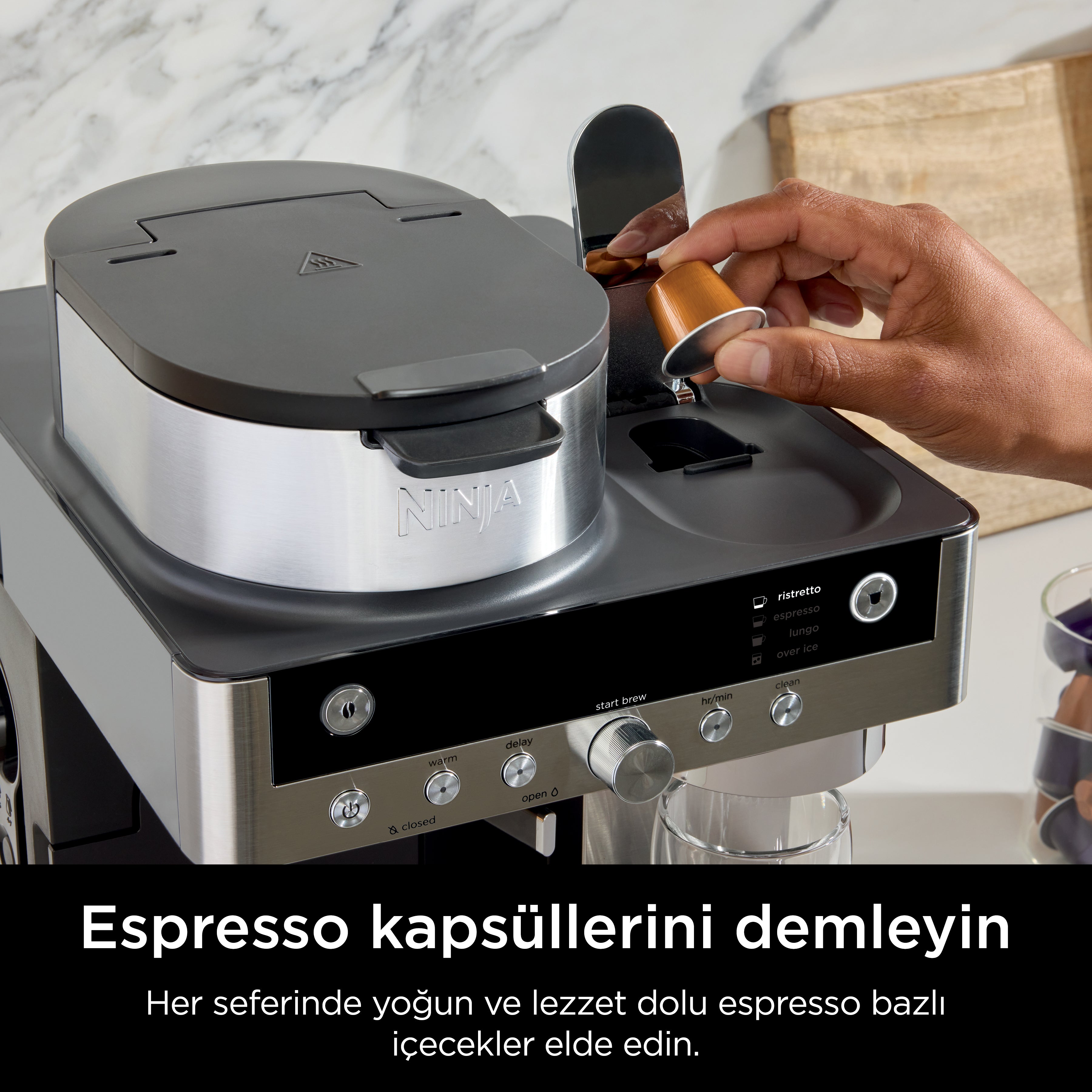 Ninja Prestige Dualbrew Filtre ve Kapsül Kahve Makinesi – Sharkninja