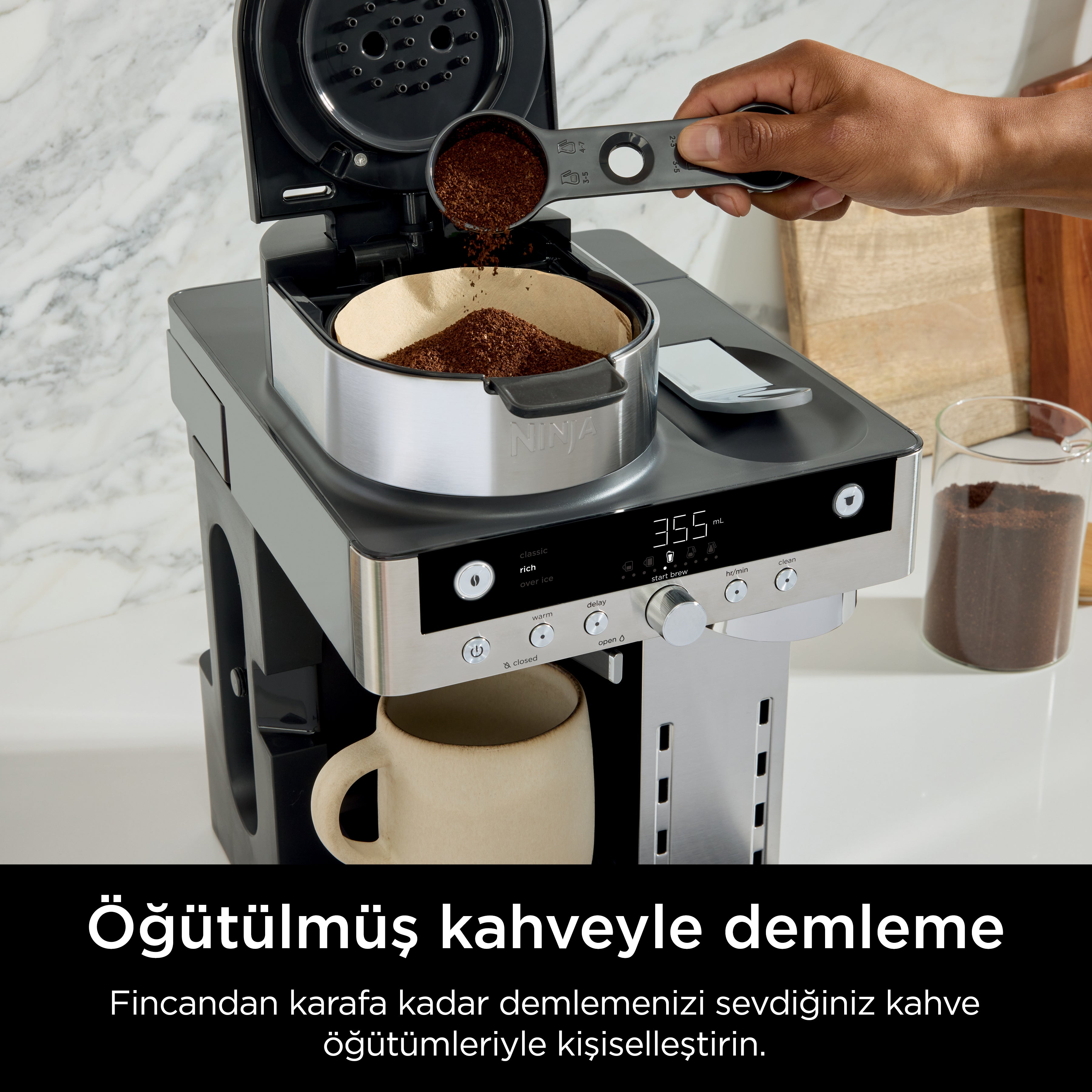 Ninja Prestige Dualbrew Filtre ve Kapsül Kahve Makinesi – Sharkninja