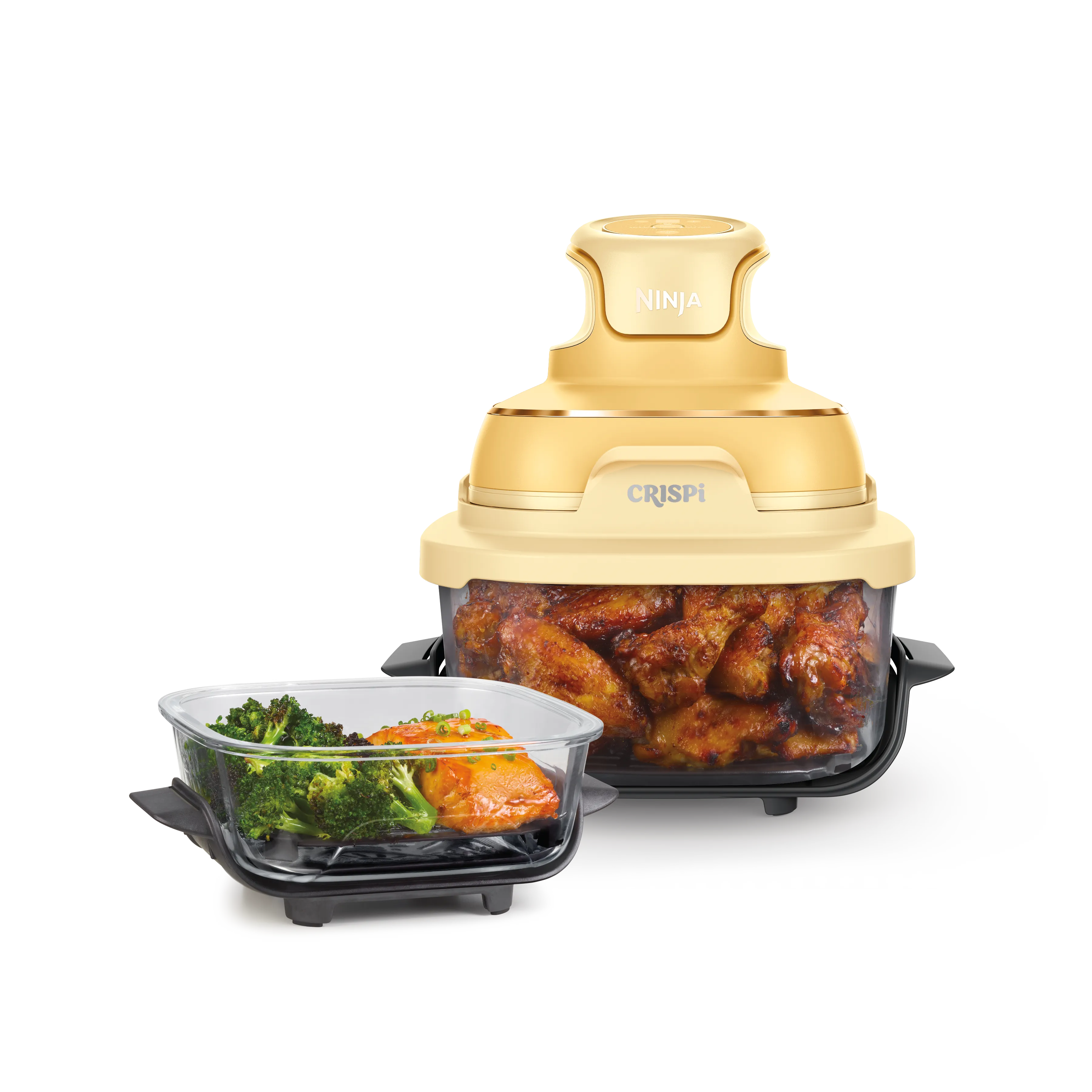 Ninja CRISPi 4-in-1 Taşınabilir Cam Hazneli Pişirme Sistemi - Ginger Snap