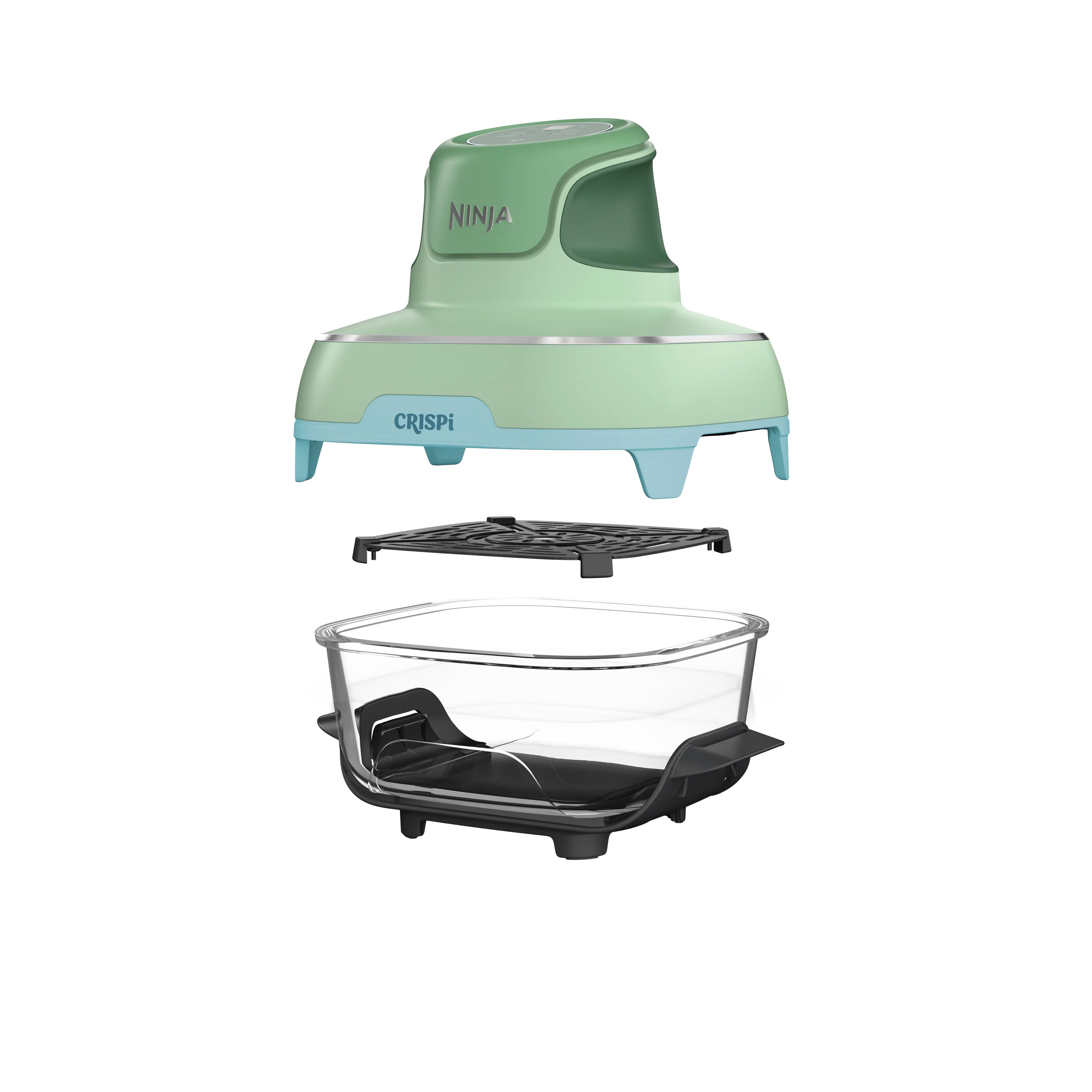 Ninja CRISPi 4-in-1 Taşınabilir Cam Hazneli Pişirme Sistemi - Mint