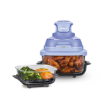 Ninja CRISPi 4-in-1 Taşınabilir Cam Hazneli Pişirme Sistemi - Frosted Lila