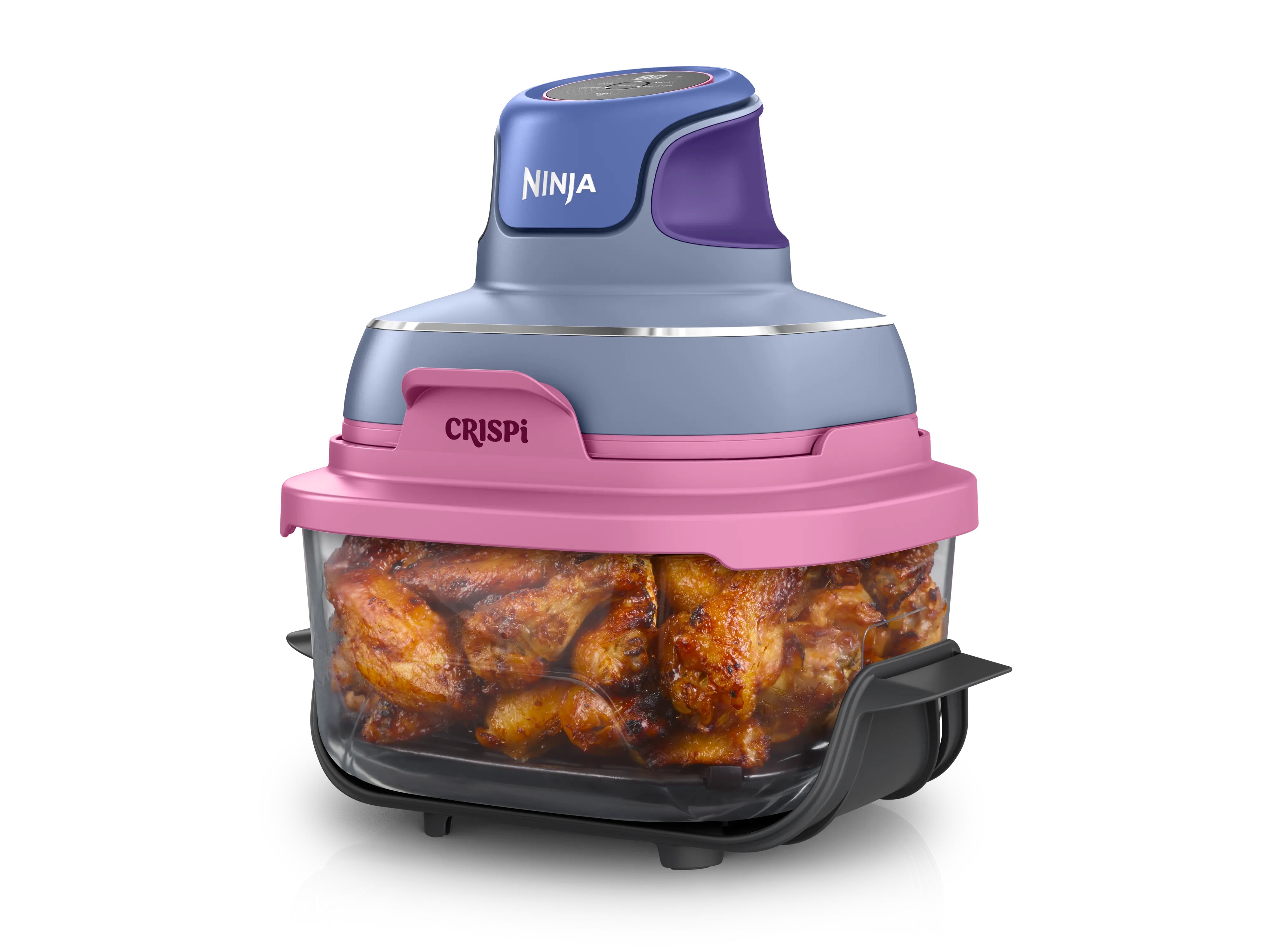Ninja CRISPi 4-in-1 Taşınabilir Cam Hazneli Pişirme Sistemi